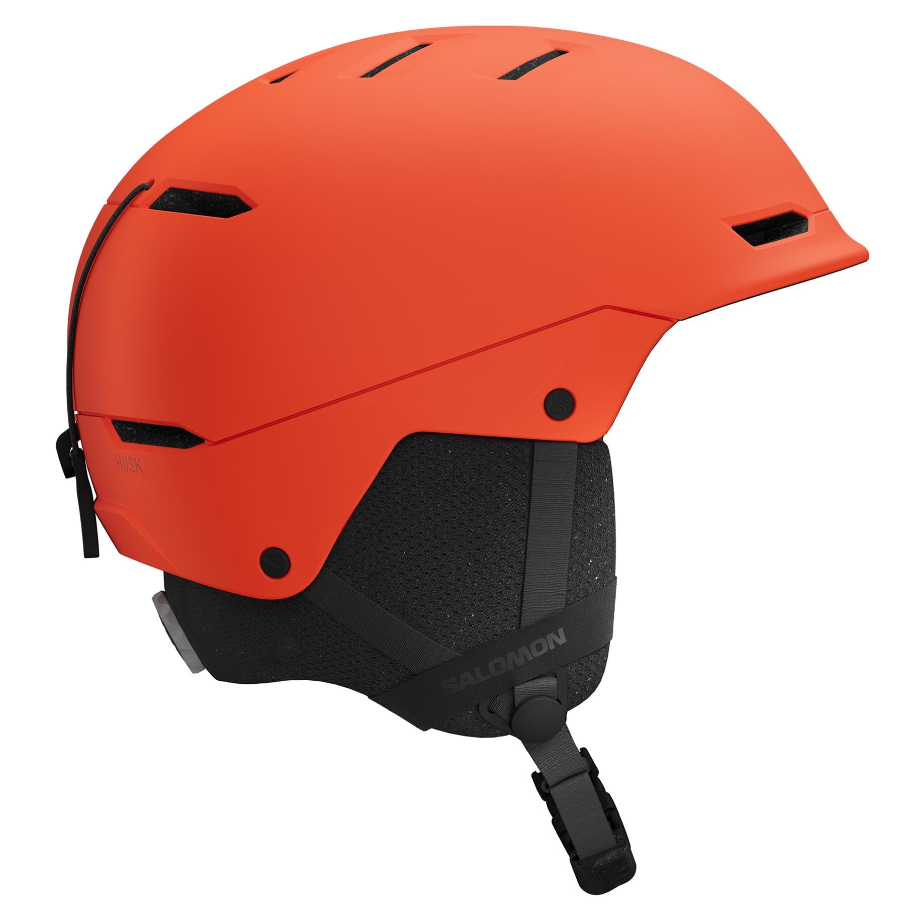 Salomon Husk Junior Ski + Snowboard Helmet Cherry Tomato