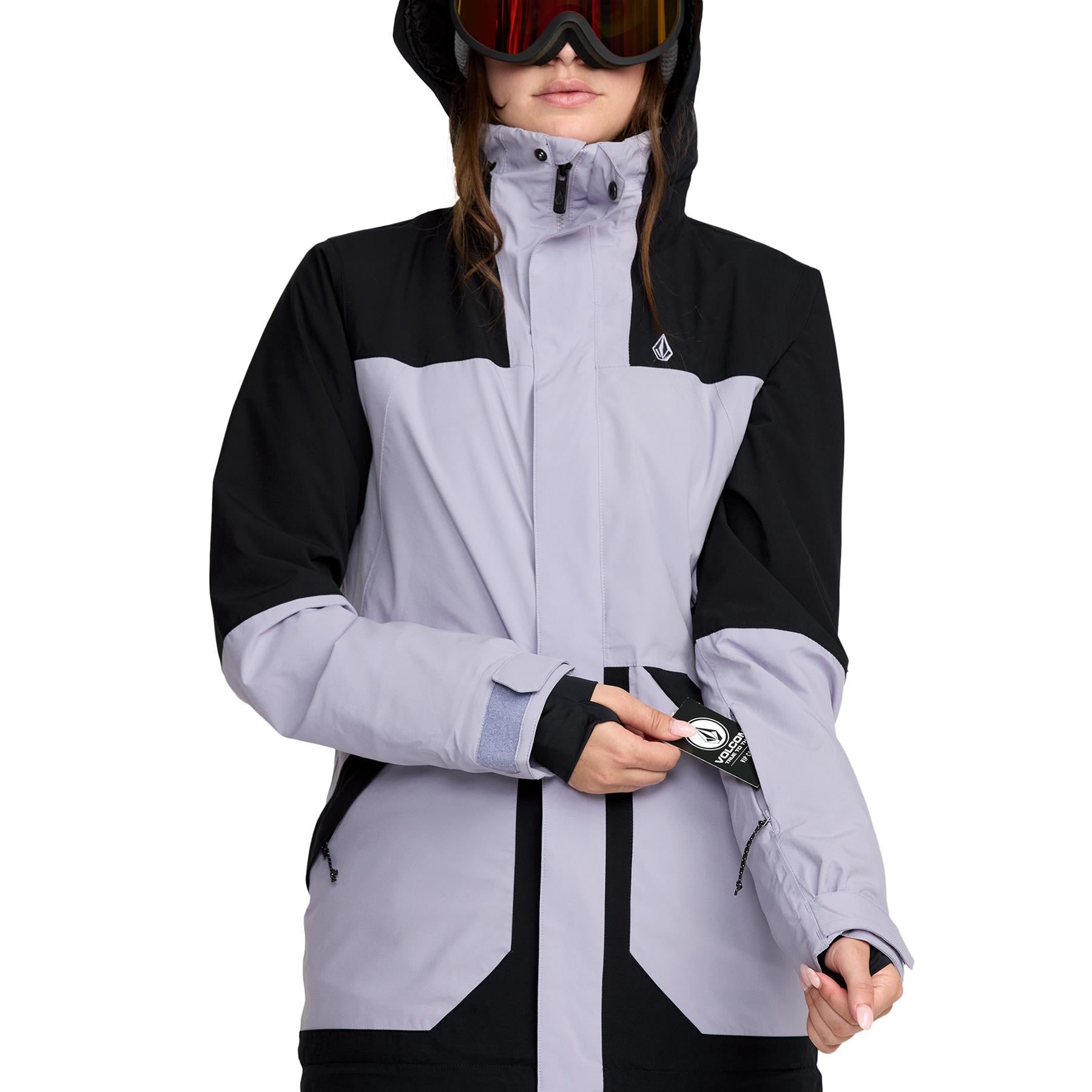 Volcom Shelter 20K 3D Womens Stretch Jacket Lavender Aura