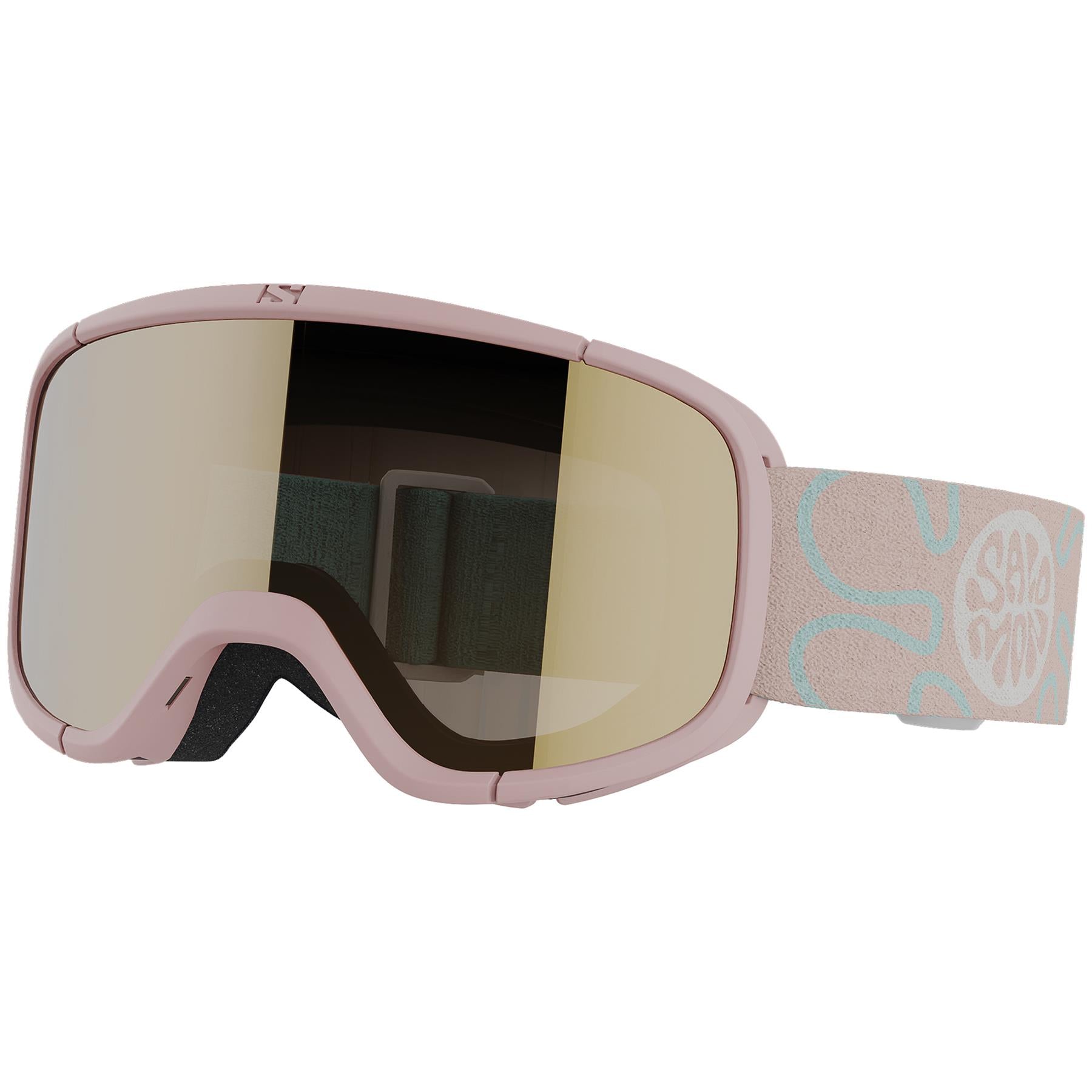Salomon Rio Kids Goggles Peach - Gold Lens