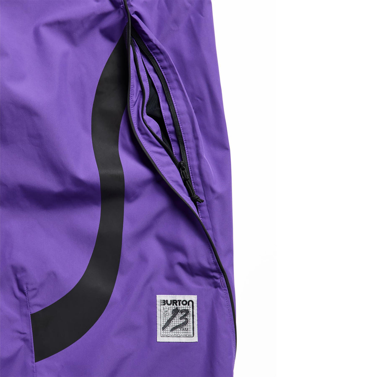 Burton Zeb 2L Baggy Simple Mens Pants Planet Purple
