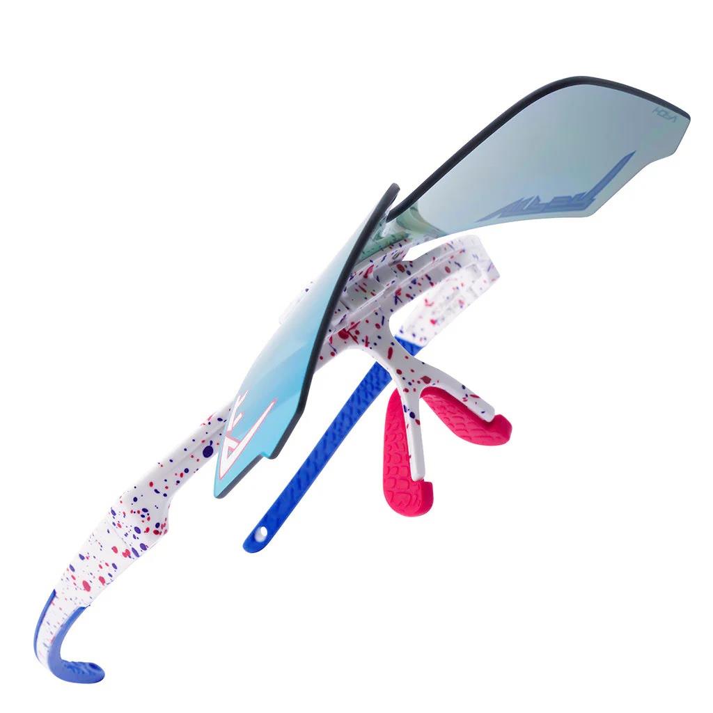 Pit Viper The Merika Flip-Offs 2.0 Sunglasses - HDPV Polarized Blue Lens - Wide