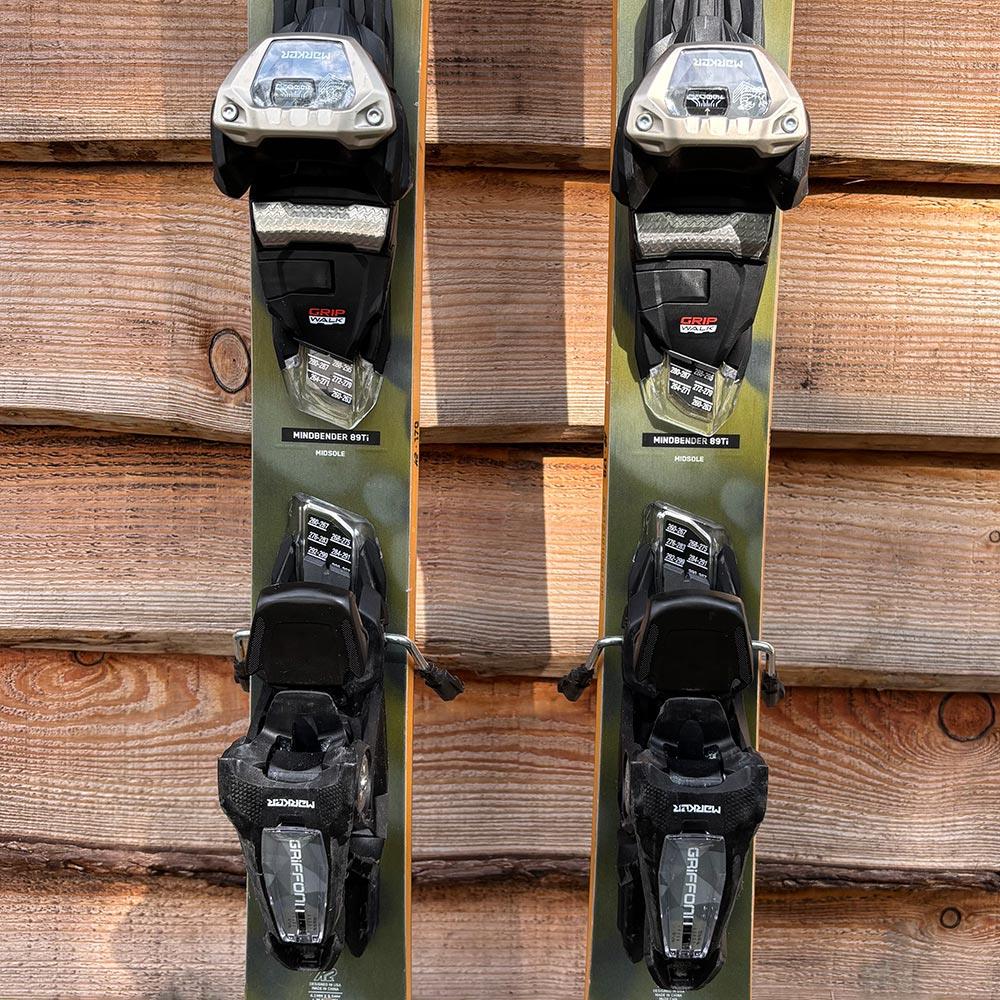 K2 Mindbender 89Ti Ex-Hire Skis + Marker Griffon 13 QC GW Bindings 2026 170cm