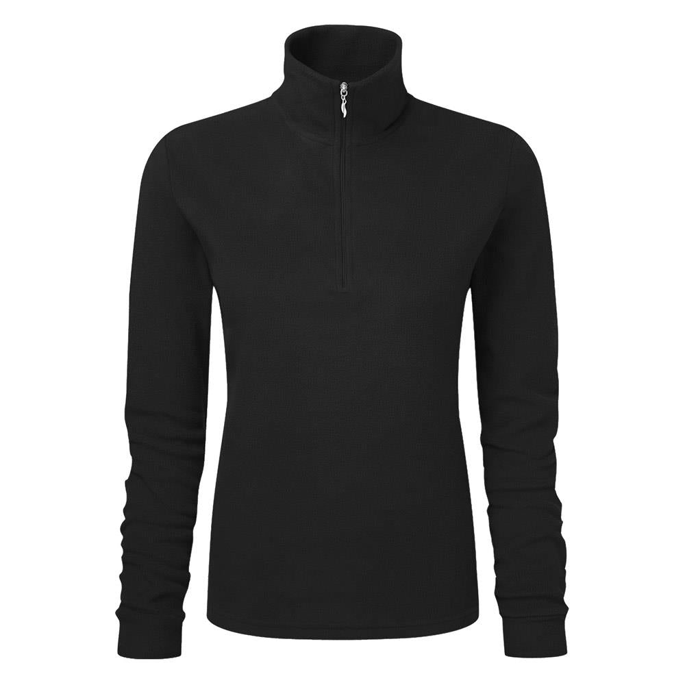 Manbi Ladies Microfleece 1/4 Zip Black