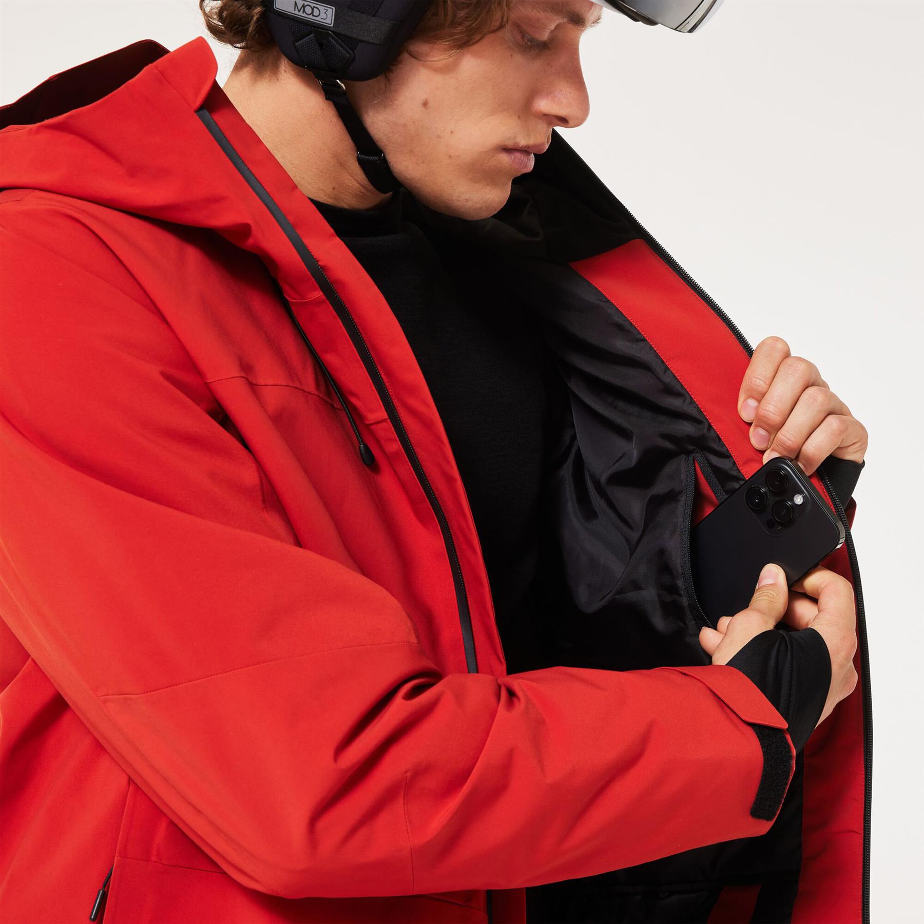 Oakley Canopy Insulated Mens Jacket Flame Red