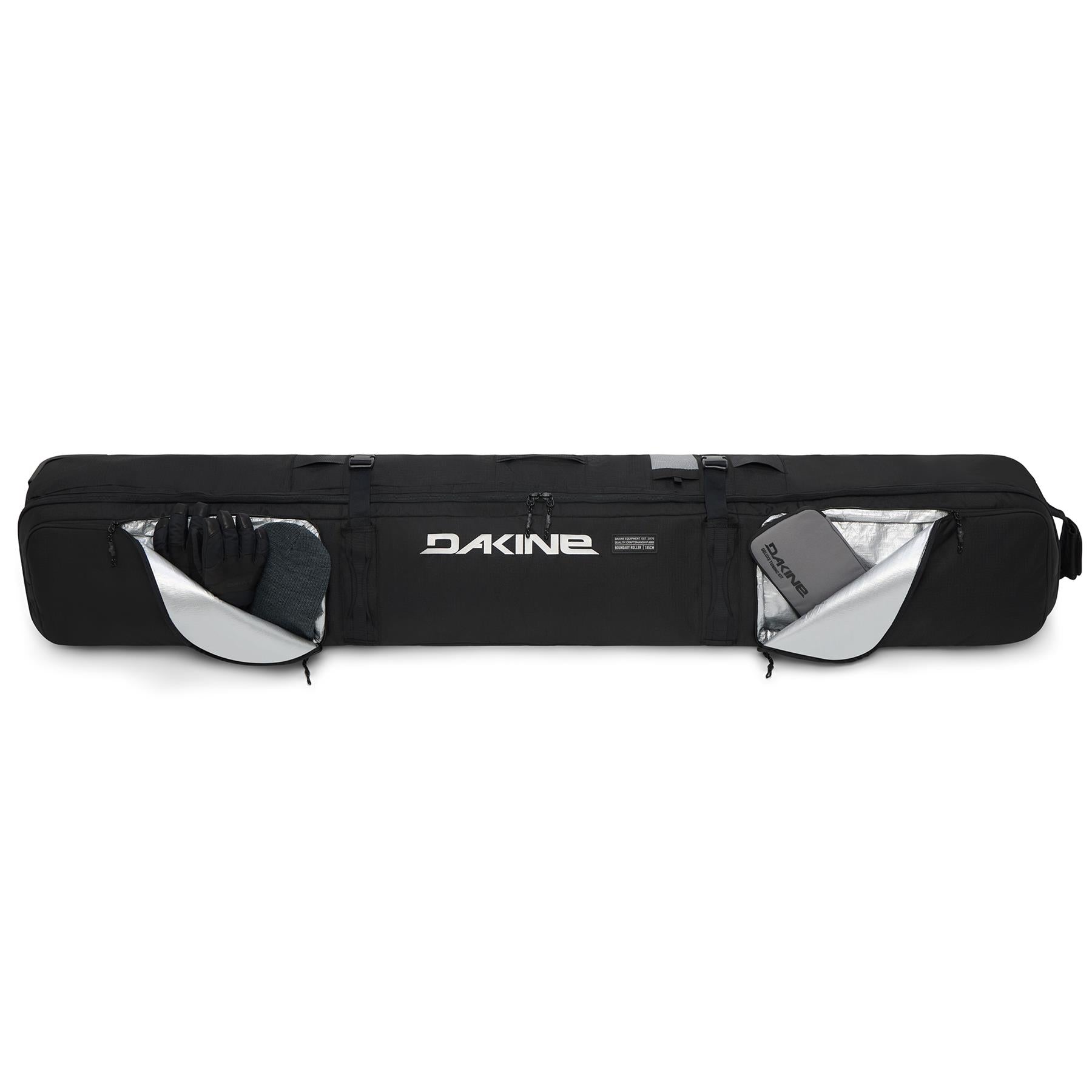 Dakine Boundary Ski Roller Bag Black Coated