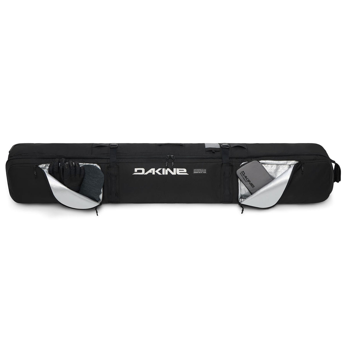 Dakine Boundary Ski Roller Bag Black Coated