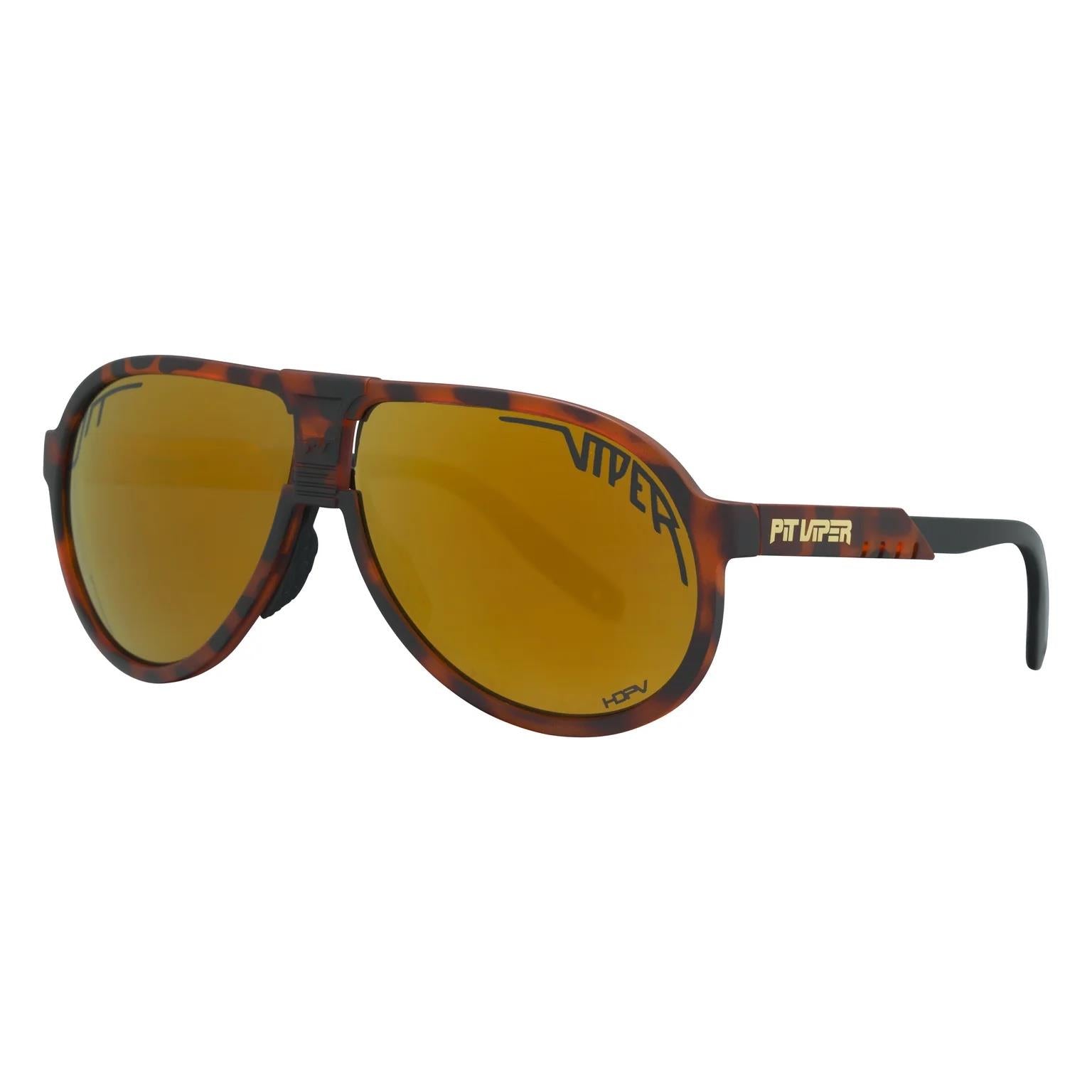 Pit Viper The Landlocked Jethawk Sunglasses - HDPV Polarized Gold Lens