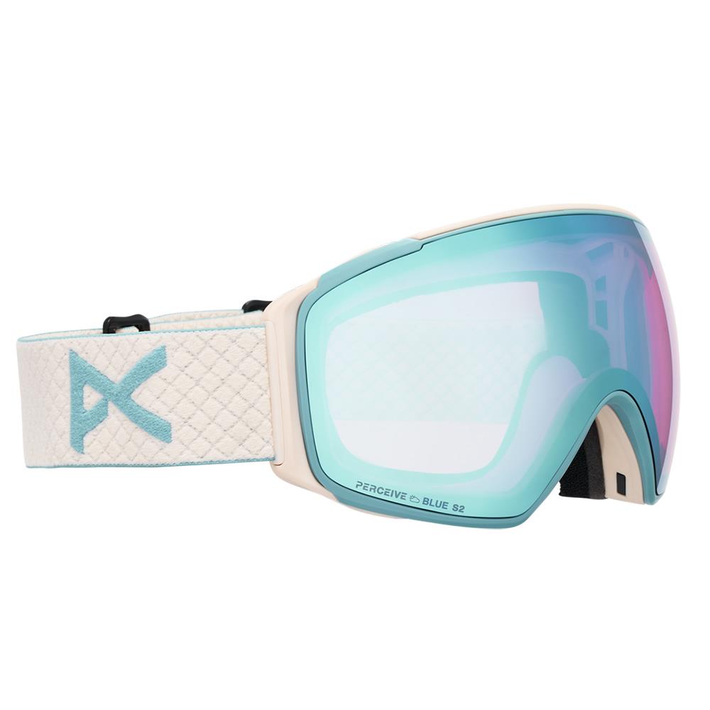 Anon M4S MFI Toric Goggles Oat - Perceive Variable Blue + Cloudy Pink Lens + Face Mask
