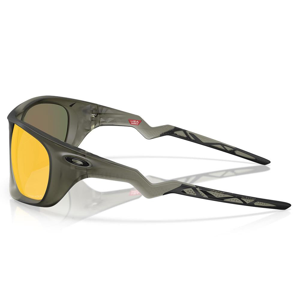 Oakley Lateralis Sunglasses Matte Olive Ink - Prizm Ruby Lens