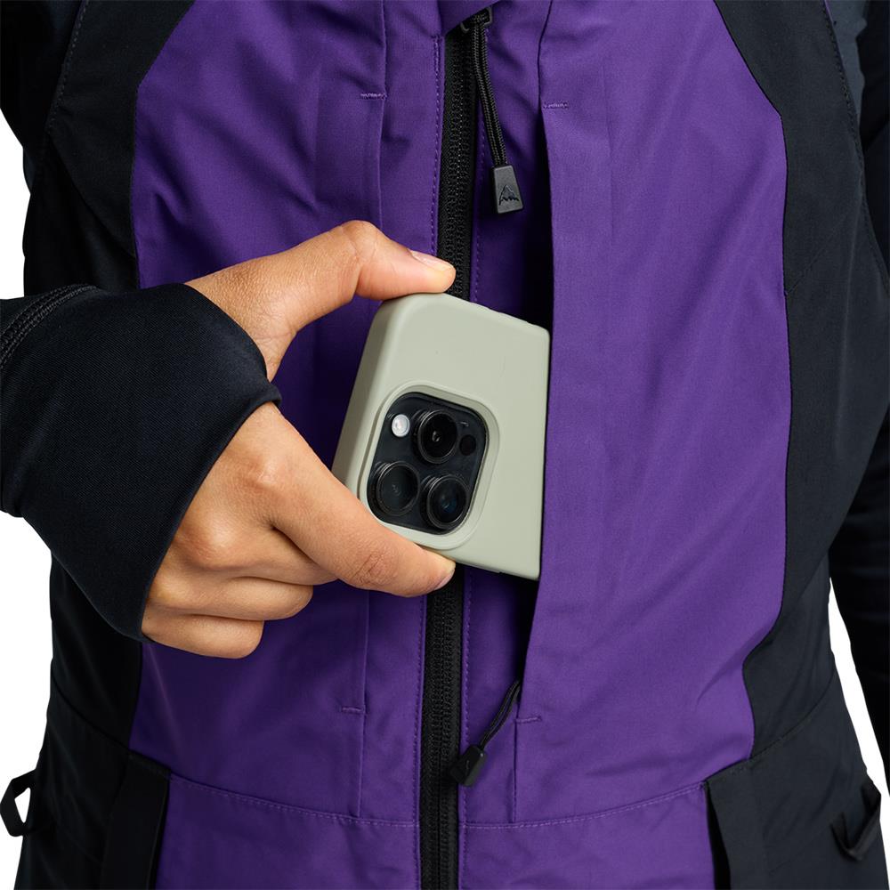 Burton Reserve GORE-TEX 2L Womens Bib Pants Prism Violet/True Black