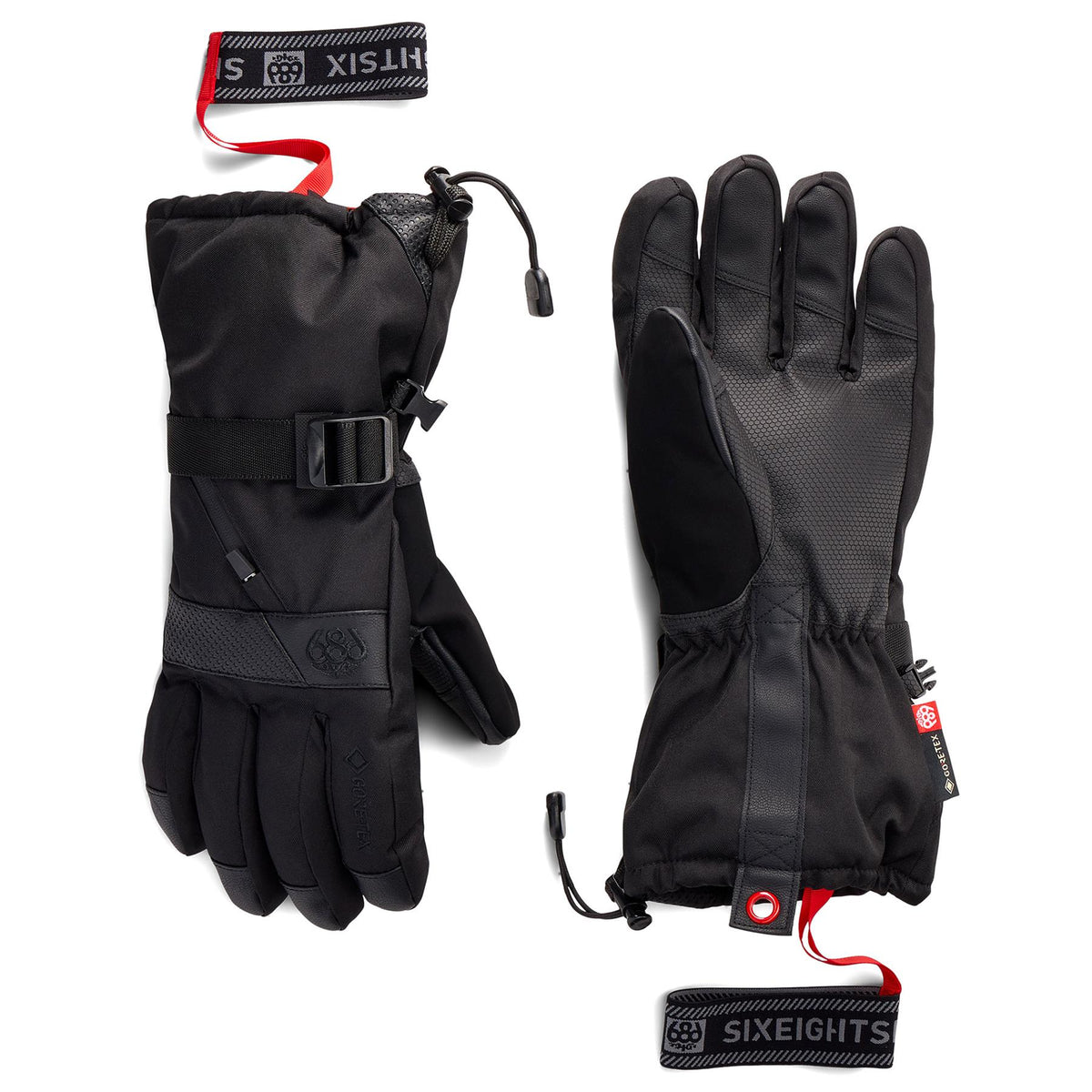 686 Mens Gore-Tex Smarty 3-In-1 Gauntlet Gloves Black