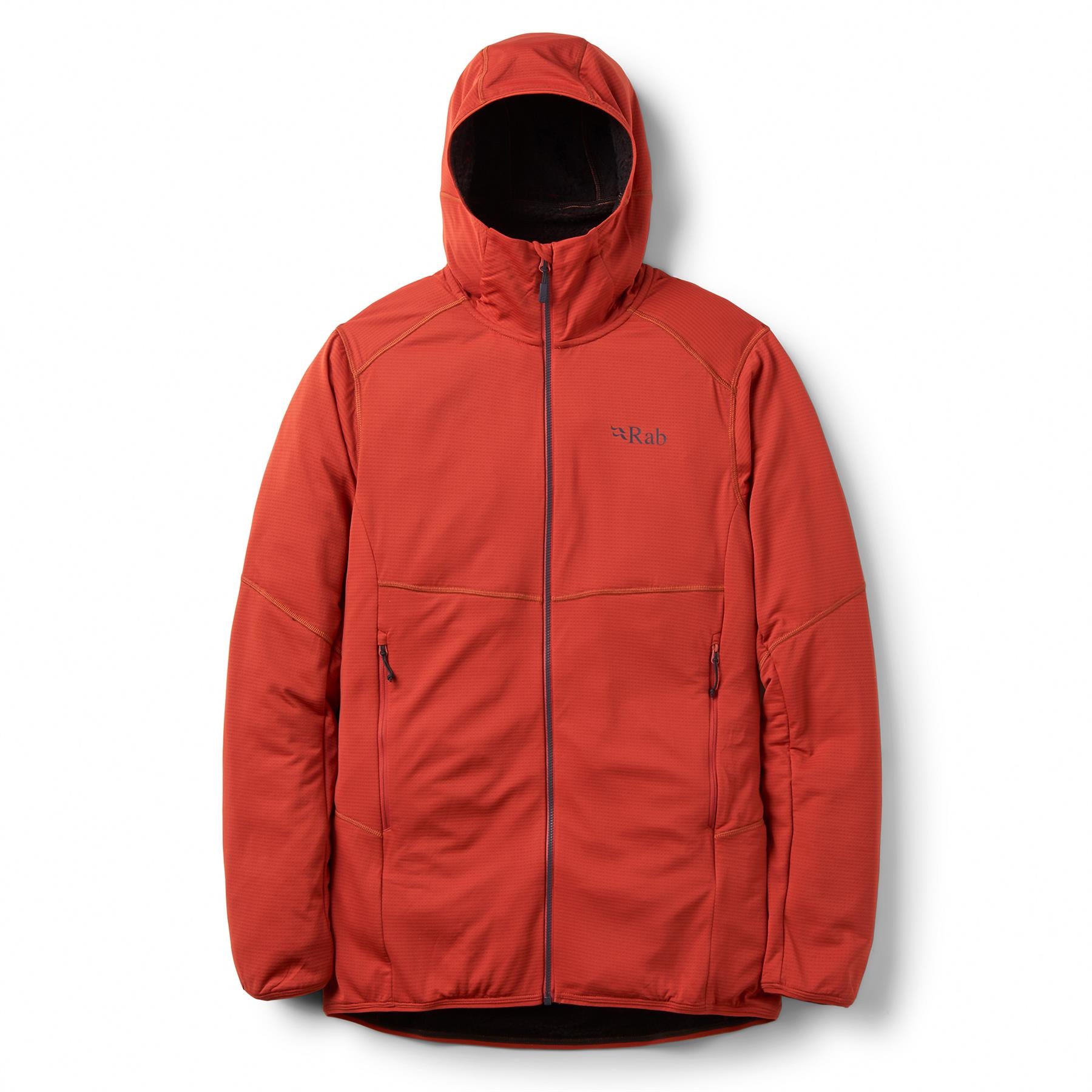 Rab Evolute Mens Mid-Layer Hoody Tuscan Red