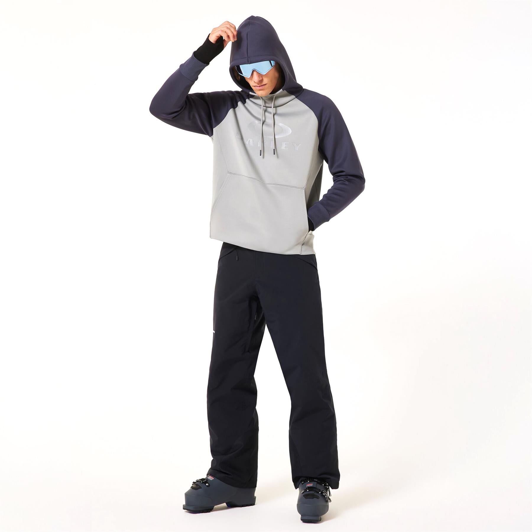 Oakley Sierra DWR Mens Fleece Hoody 2.0 Cement