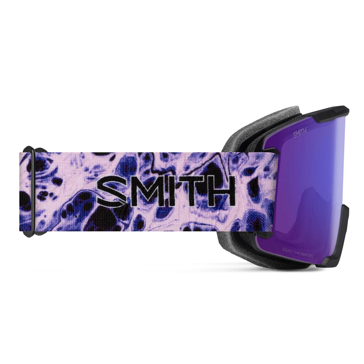 Smith Squad Goggles Black Flex Plasma - Chromapop Everyday Violet Mirror + Spare Lens