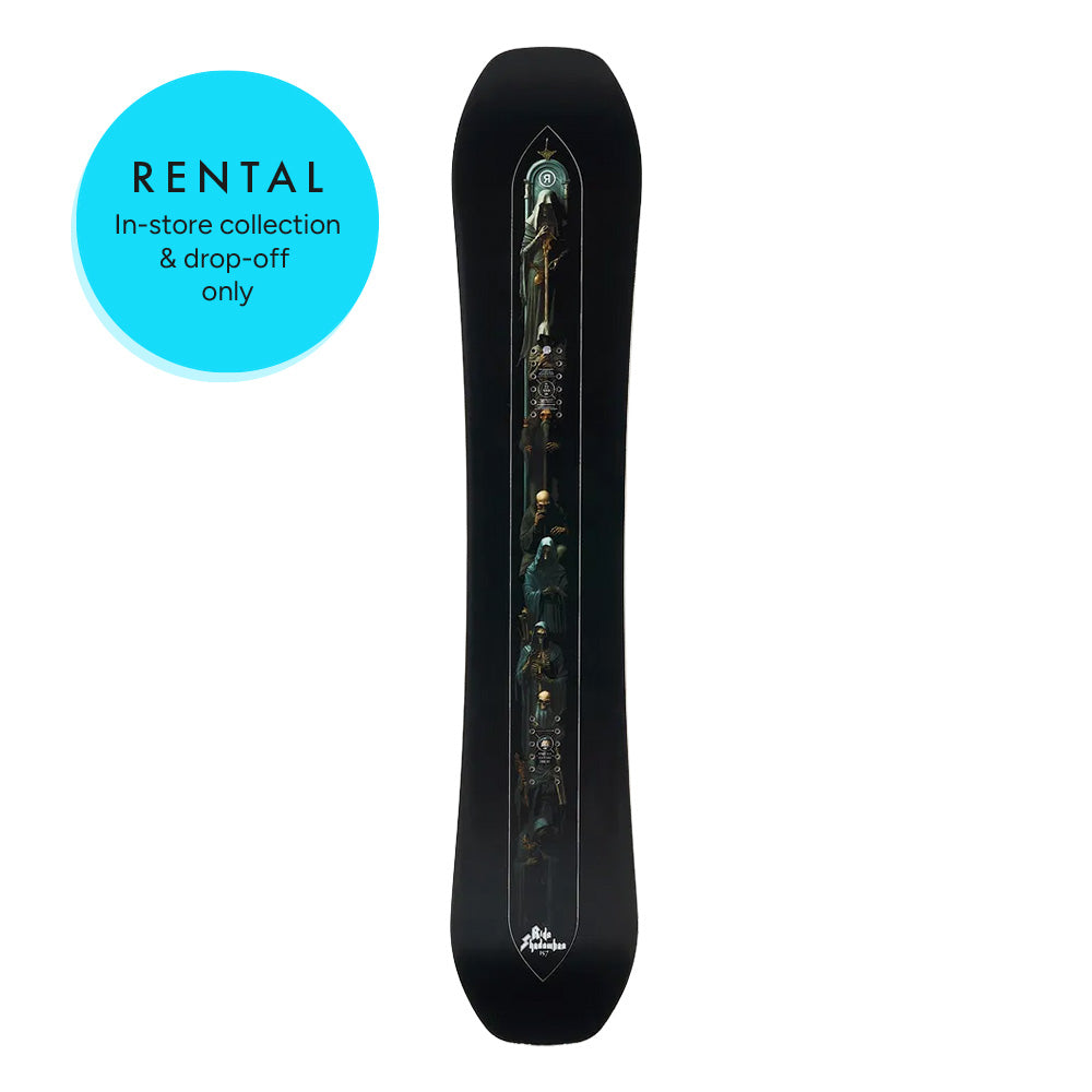 Ride Shadowban Mens Gold Rental Snowboard