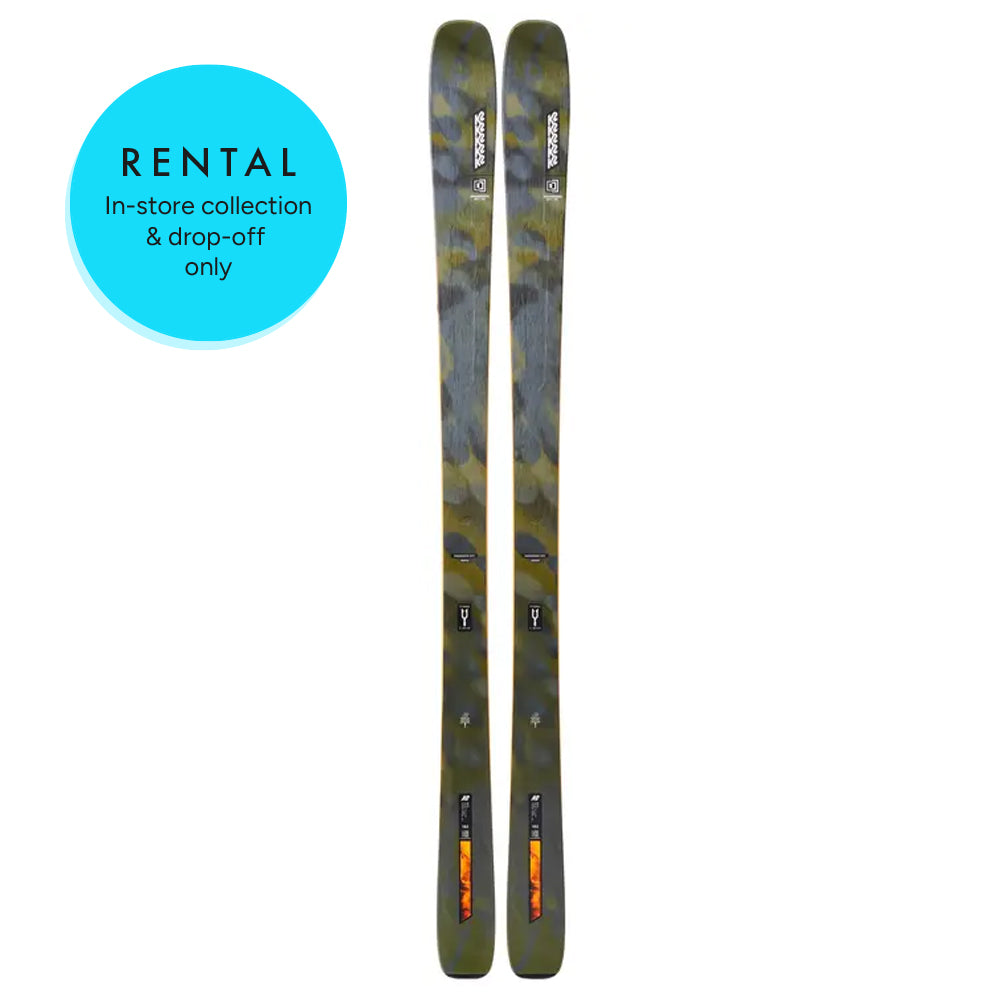 K2 Mindbender 89Ti Mens Platinum Rental Skis