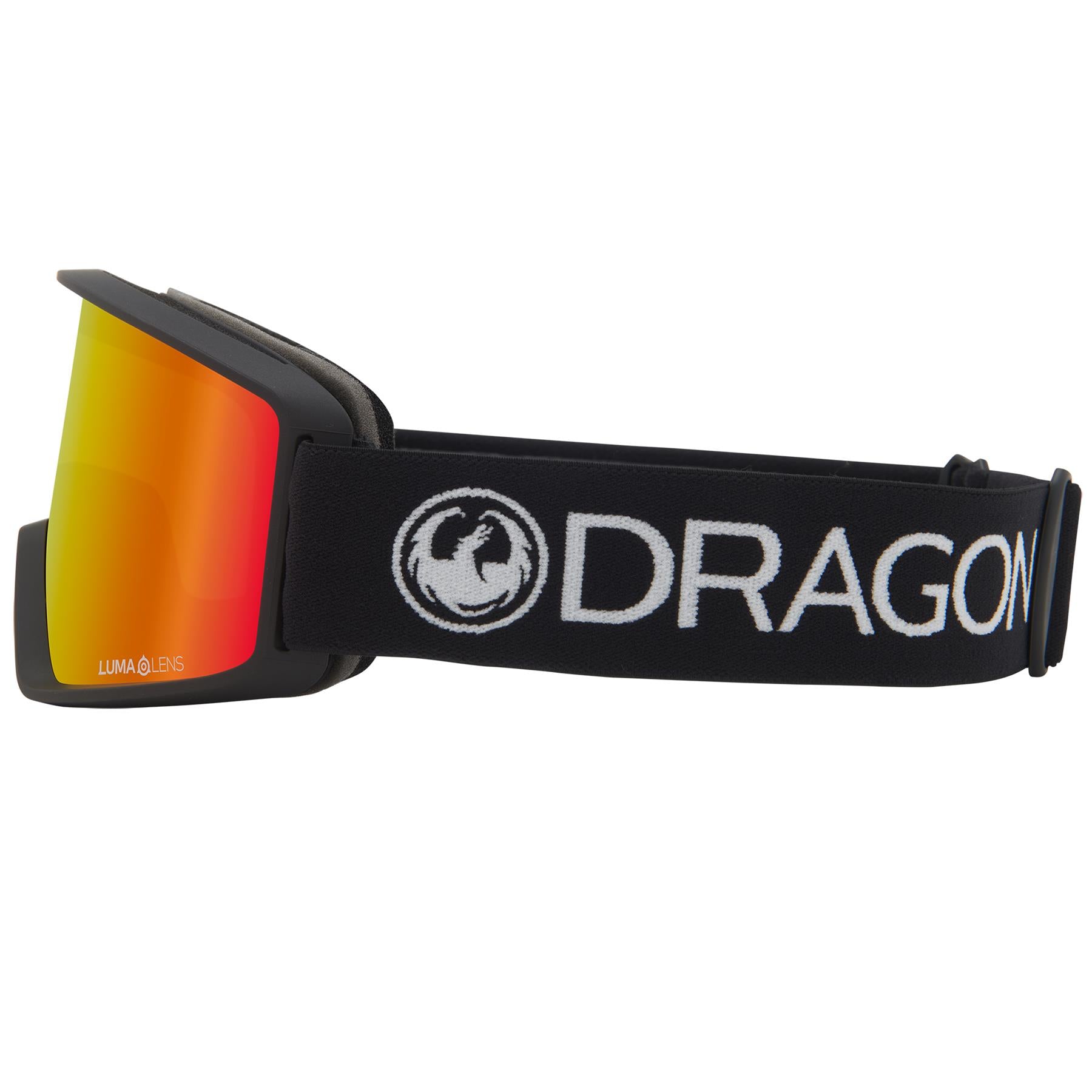 Dragon DXT OTG Goggles Black - LL Red Ion Lens