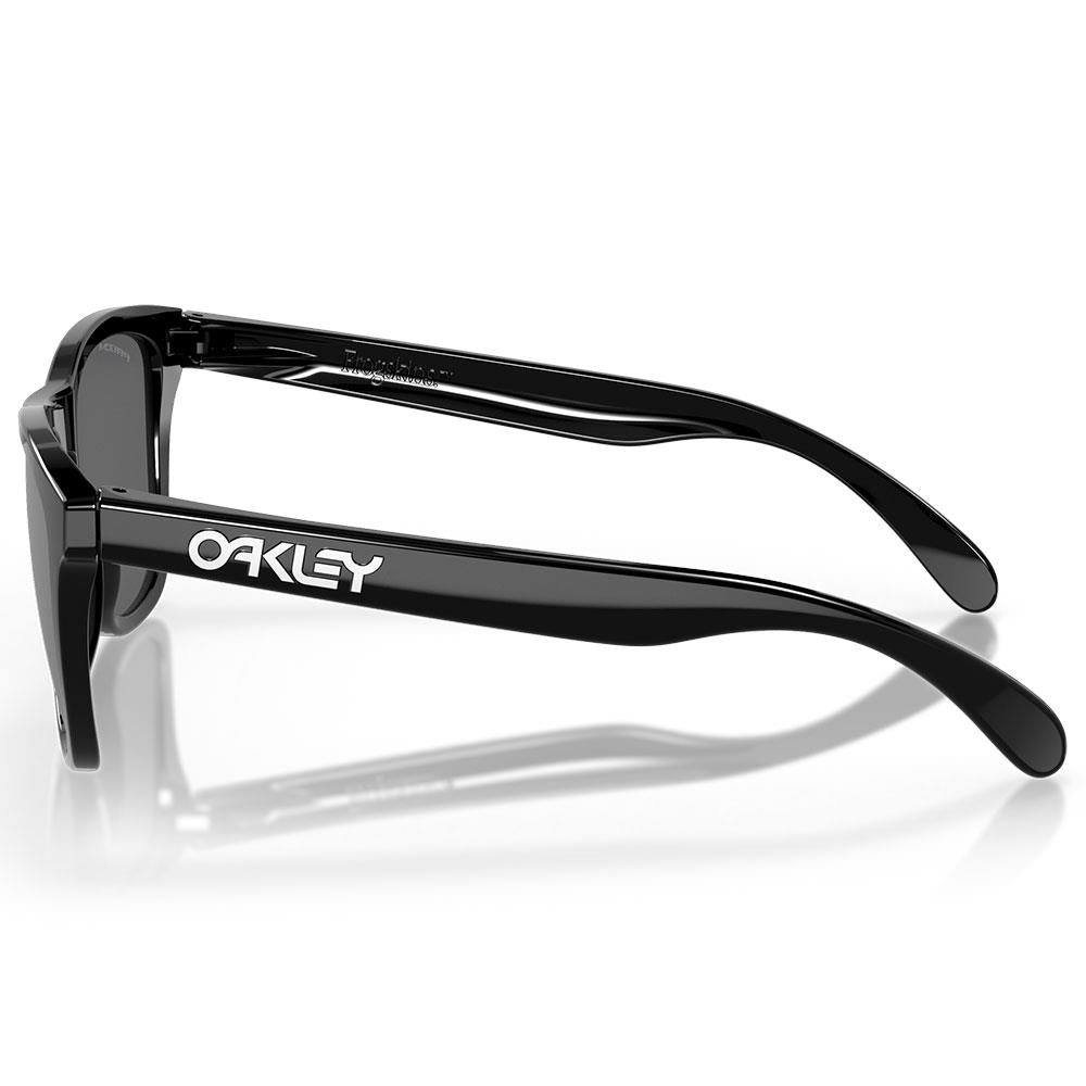 Oakley Frogskins Sunglasses Polished Black - Prizm Black Lens