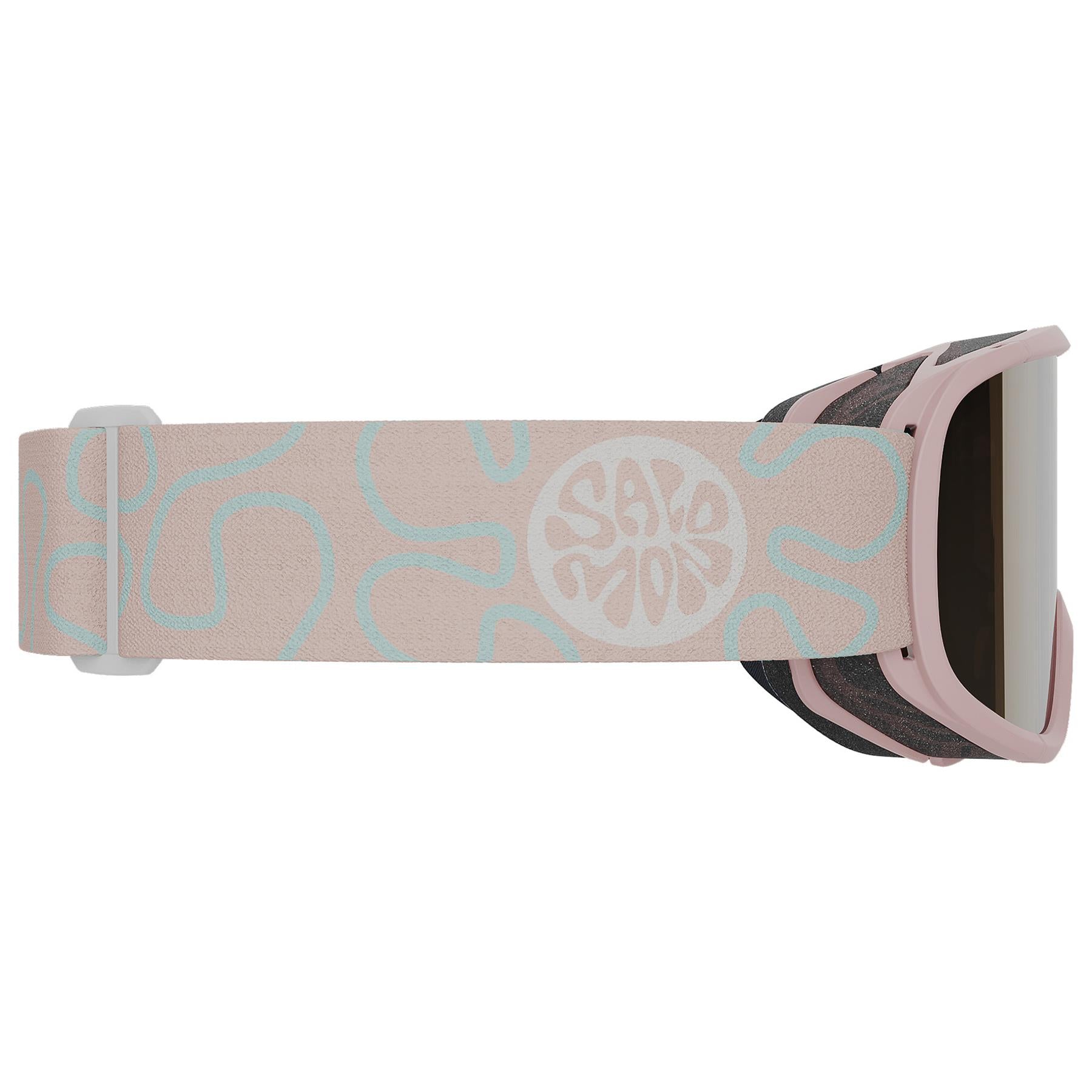 Salomon Rio Kids Goggles Peach - Gold Lens