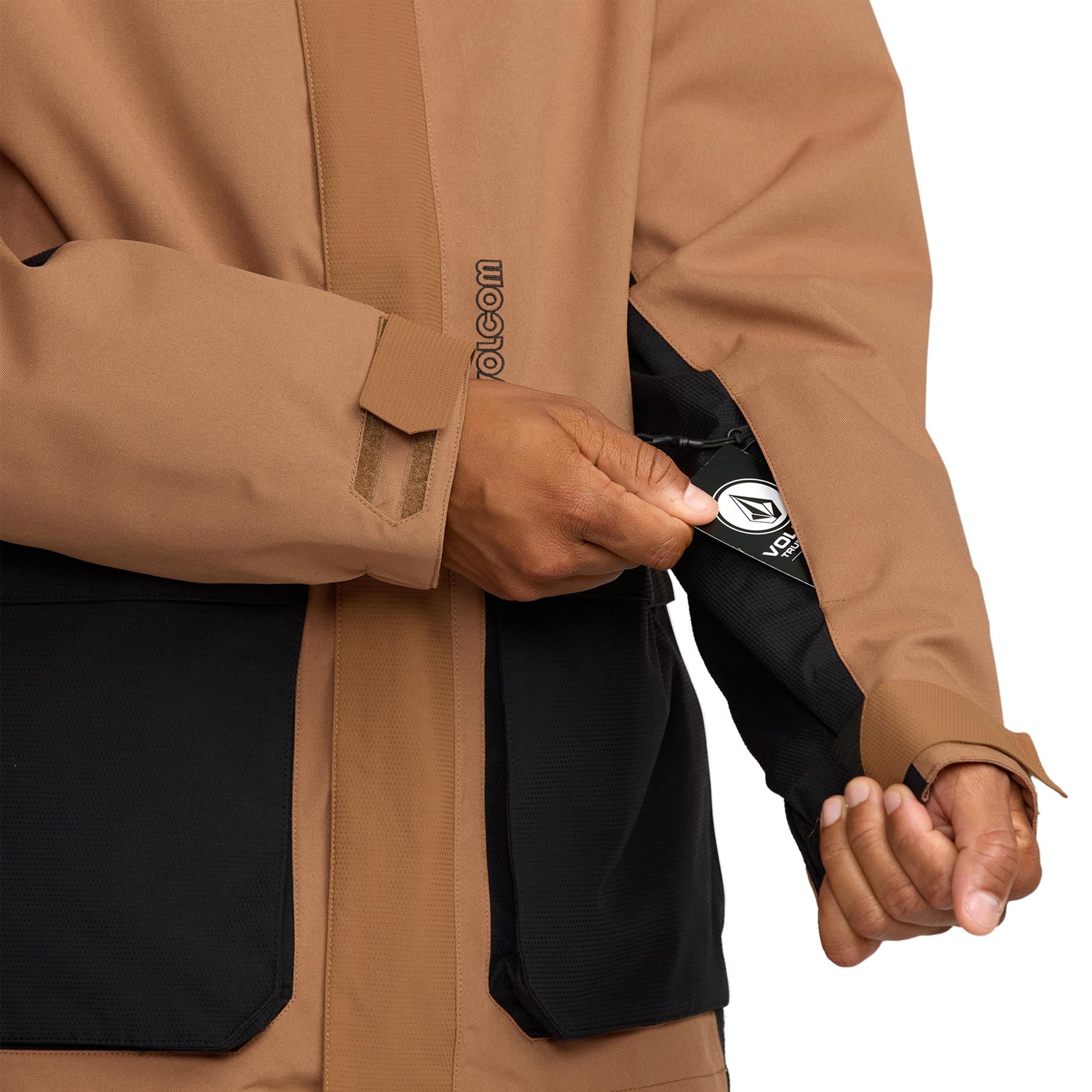 Volcom Kleveland Mens Jacket Terra Brown