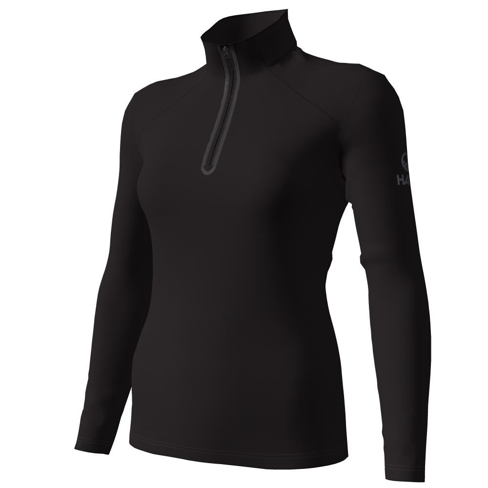 Halti Moodi Womens Half-Zip Midlayer Shirt Black