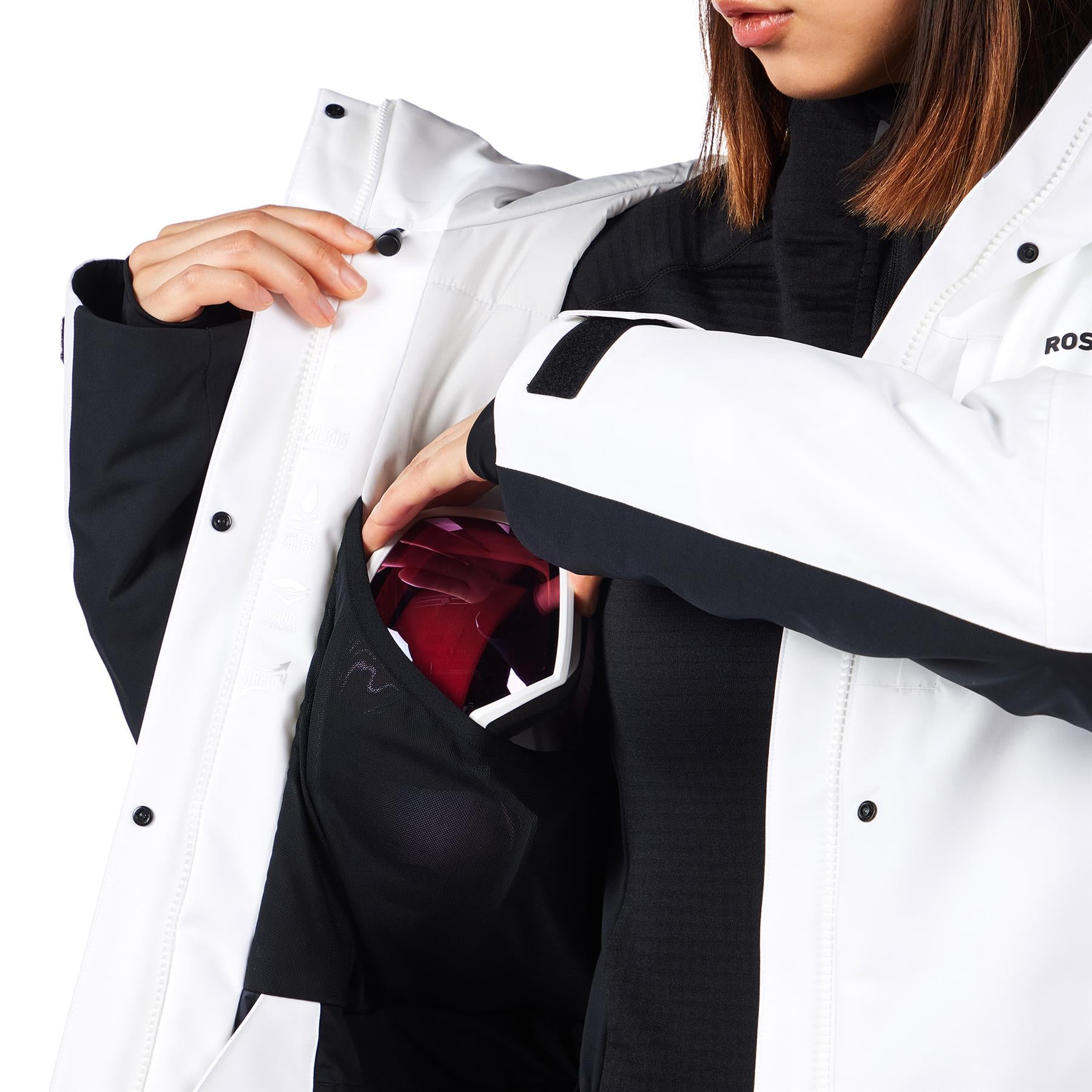 Rossignol Womens Velika Insulated Jacket White