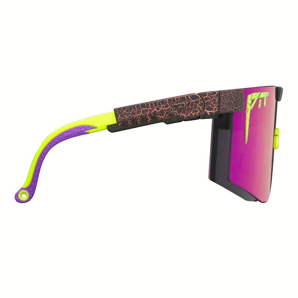 Pit Viper The Electroshock 2.0 Original Sunglasses - HDPV Polarized Pink-Purple Lens - Wide