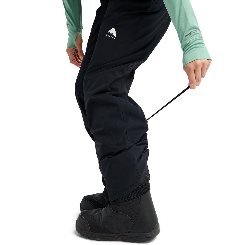 Burton Reserve 2L Womens Stretch Slim Bib Pants True Black