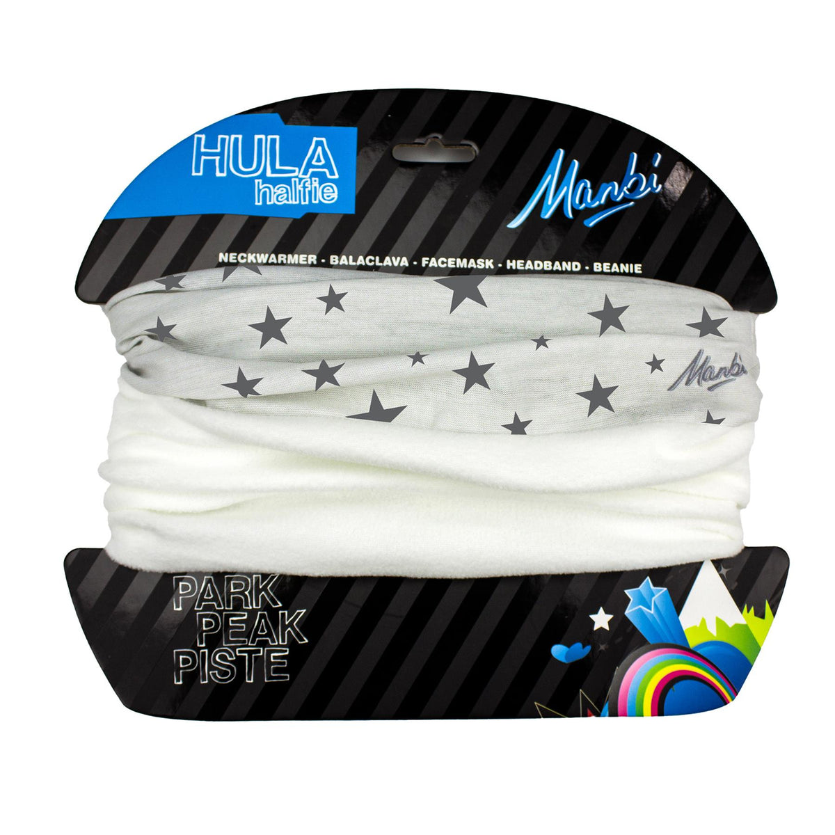 Manbi Hula Halfie Neckwarmer Stars White