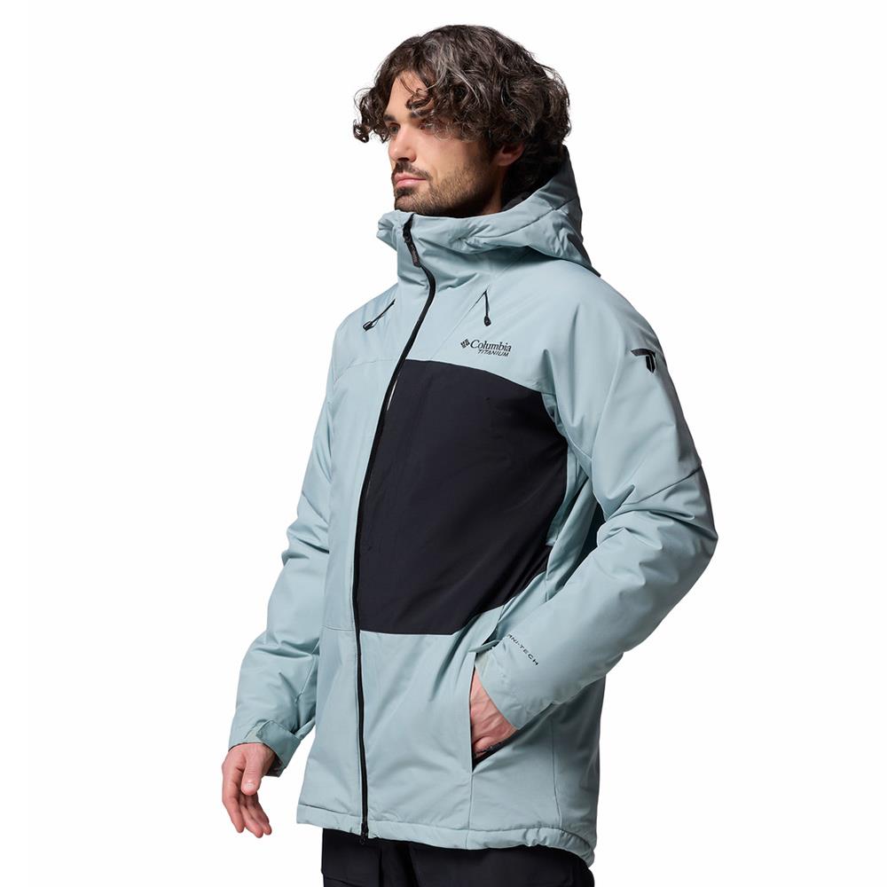 Columbia Winter District III Mens Jacket Crushed Blue / Black