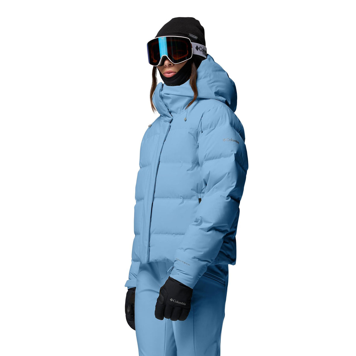 Columbia Roffe Ridge Down Heat Seal Womens Jacket Rainy Day