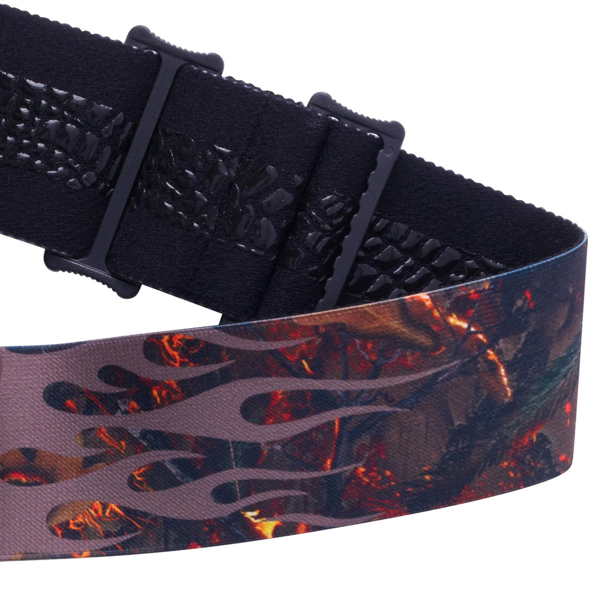 Pit Viper Backslap Goggles (Large) The Mudfire - Red + Yellow Snow Lens