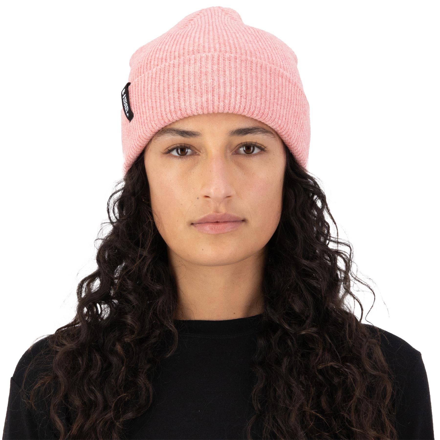 Mons Royale Chunky Logger Merino Beanie Winter Rose