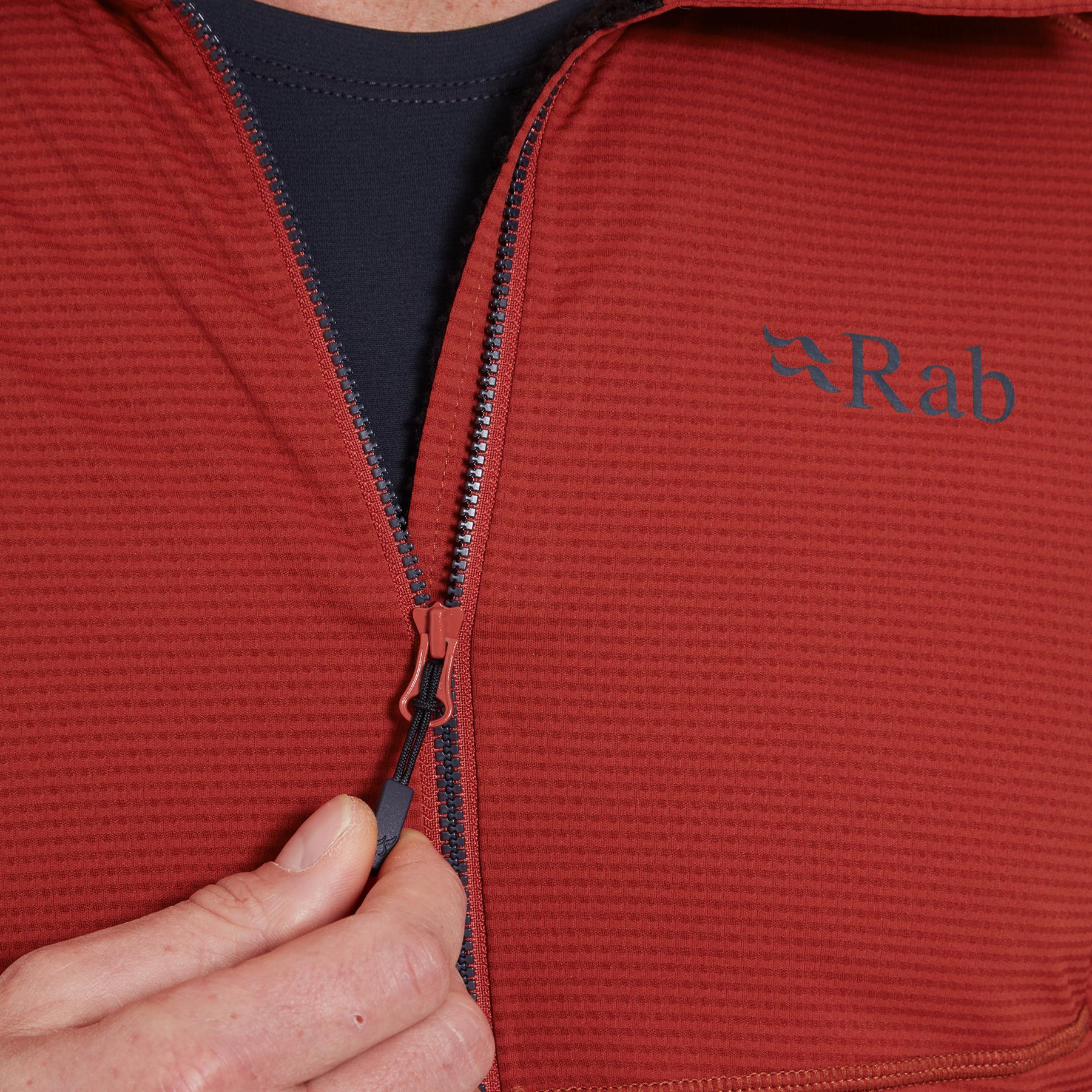Rab Evolute Mens Mid-Layer Hoody Tuscan Red