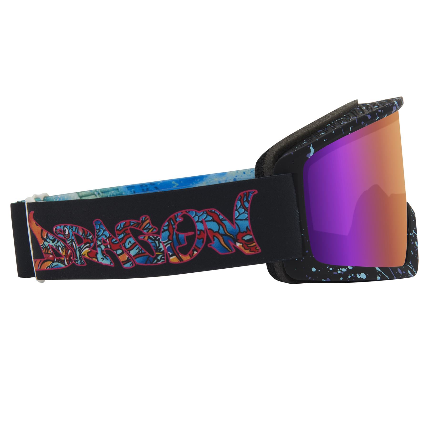 Dragon DX3 PLUS OTG Goggles Rattle Can - LL Purple Ion + LL Violet Lens
