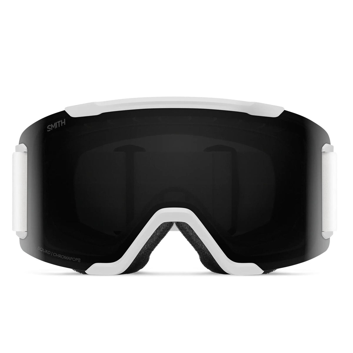 Smith Squad Goggles White Vapor - Chromapop Sun Black + Spare Lens