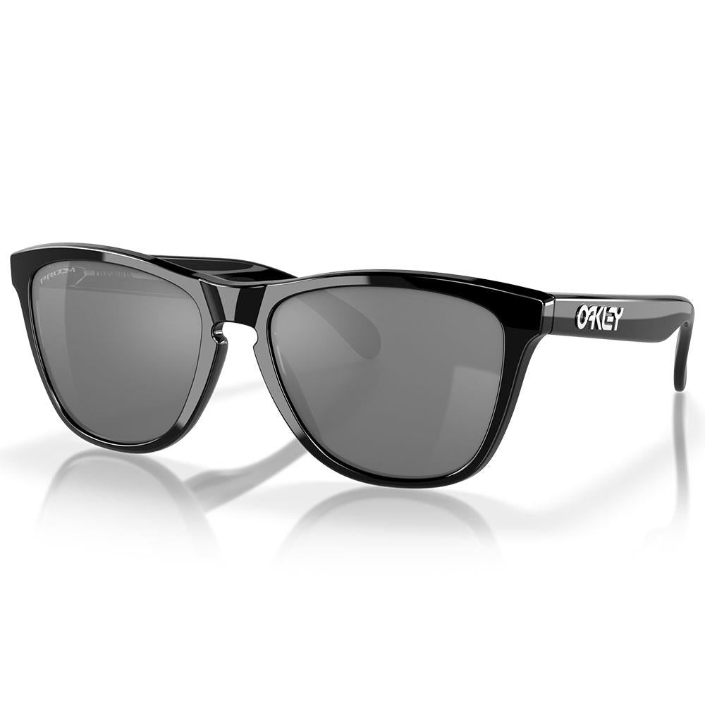 Oakley Frogskins Sunglasses Polished Black - Prizm Black Lens