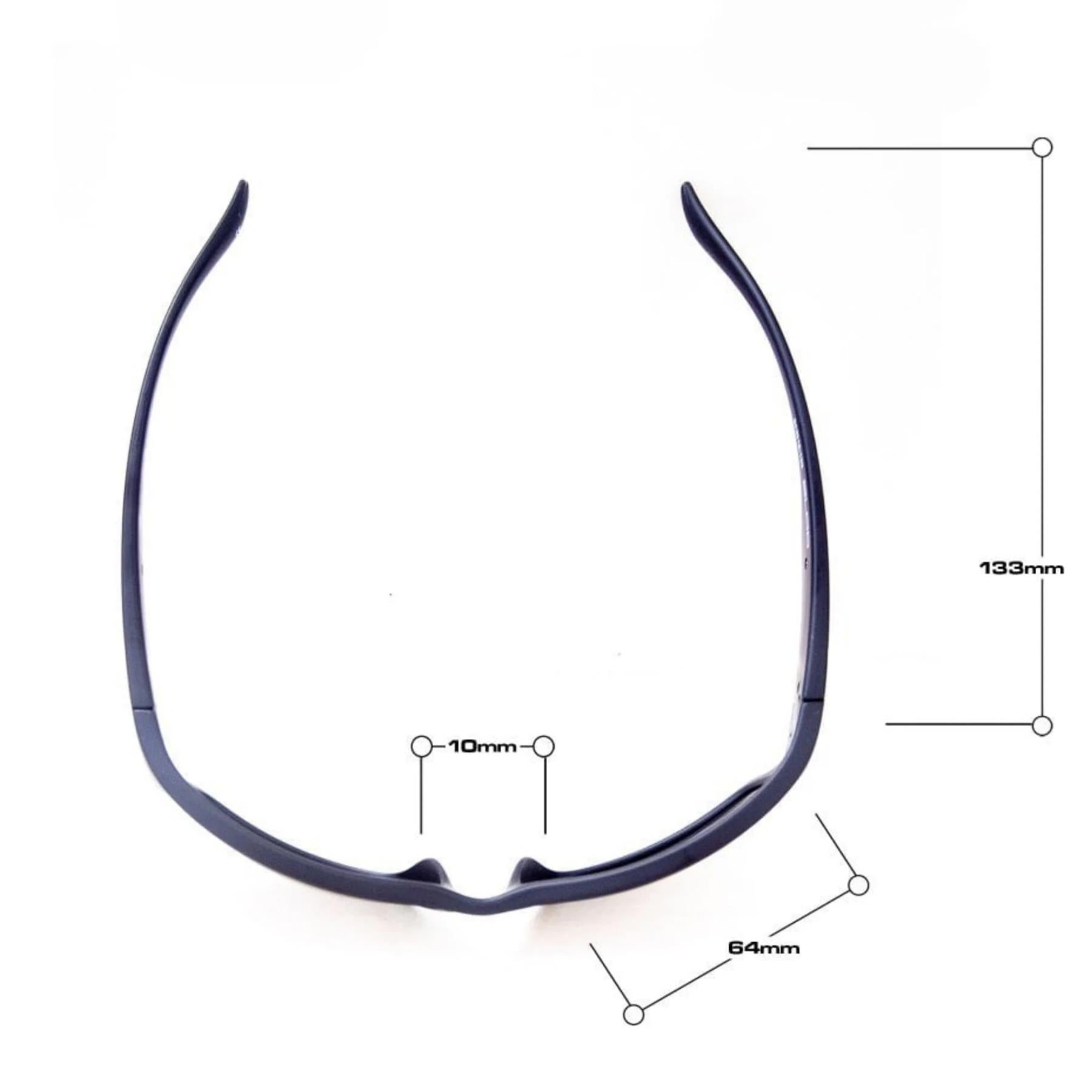 Bloc Bail Sunglasses Matt Black - Grey Polarised Lens