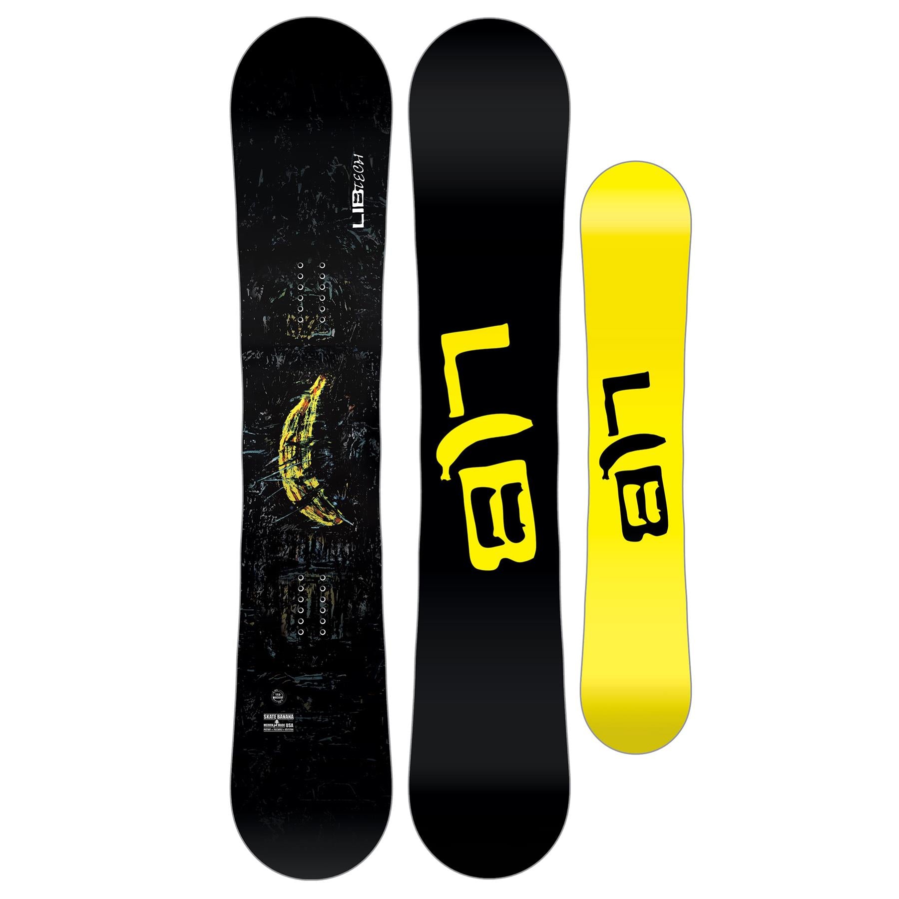 Lib 【美品】LIB TECH SKATE BANANA156/FLUX スノーボード Tech