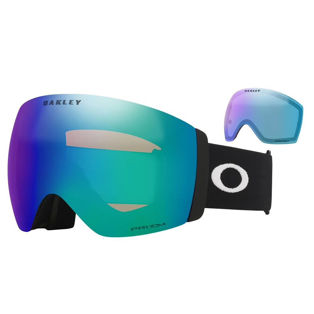 Oakley Flight Deck Pro L Goggles Matte Black - Prizm Argon + Prizm Iced Lens