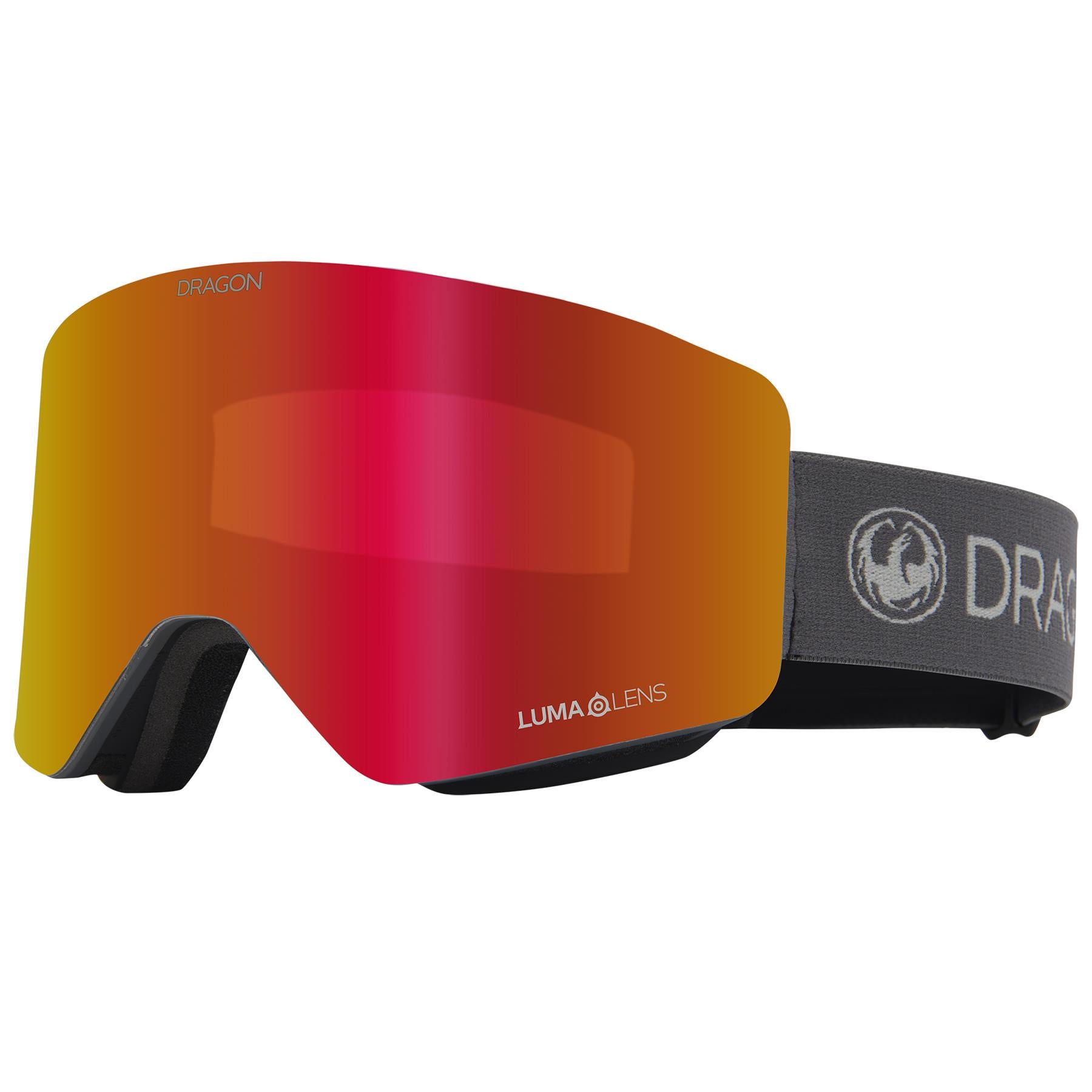 Dragon R1 OTG x Spyder Goggles Polar Grey - LL Red Ion + LL Light Rose Lens
