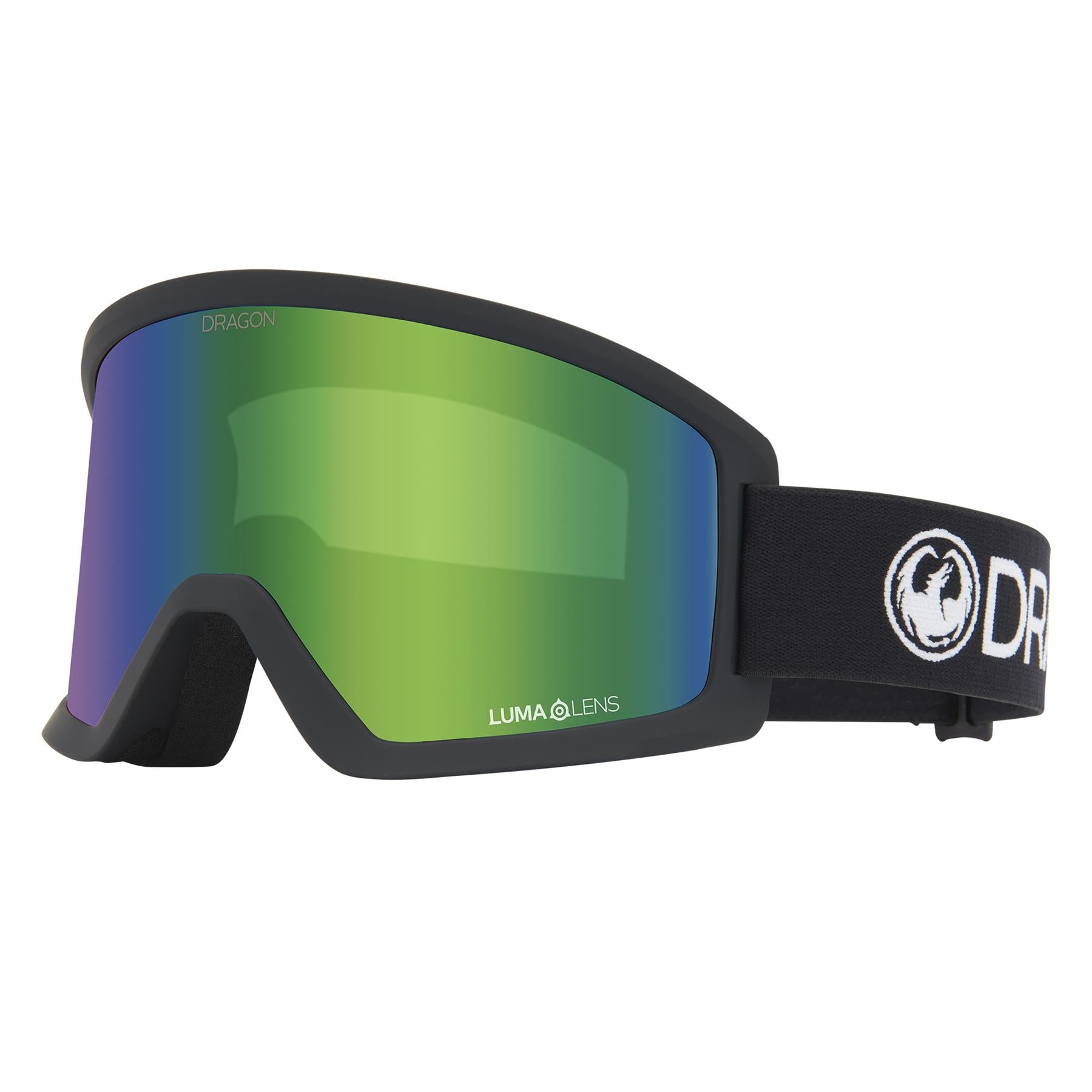Dragon DX3 L OTG Goggles Black - LL Green Ion Lens