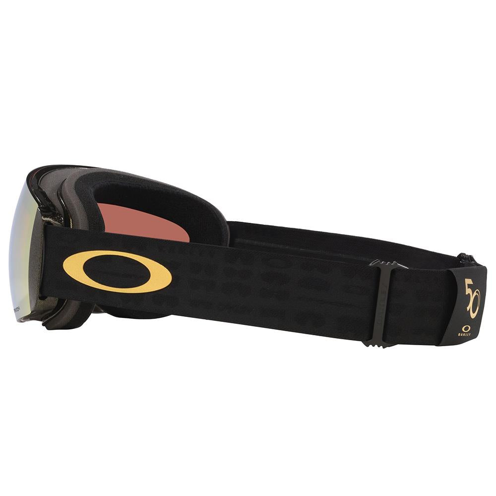 Oakley Flight Deck Pro M Goggles Metallic Black Gold - Prizm 24K + Prizm Iced Lens