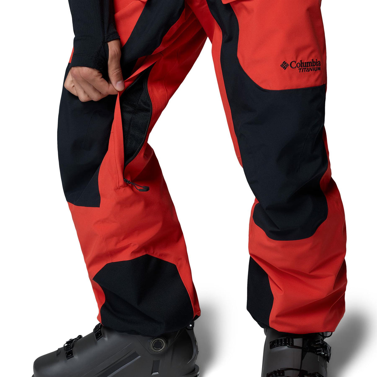 Columbia Winter District Mens Pants Super Sonic / Black