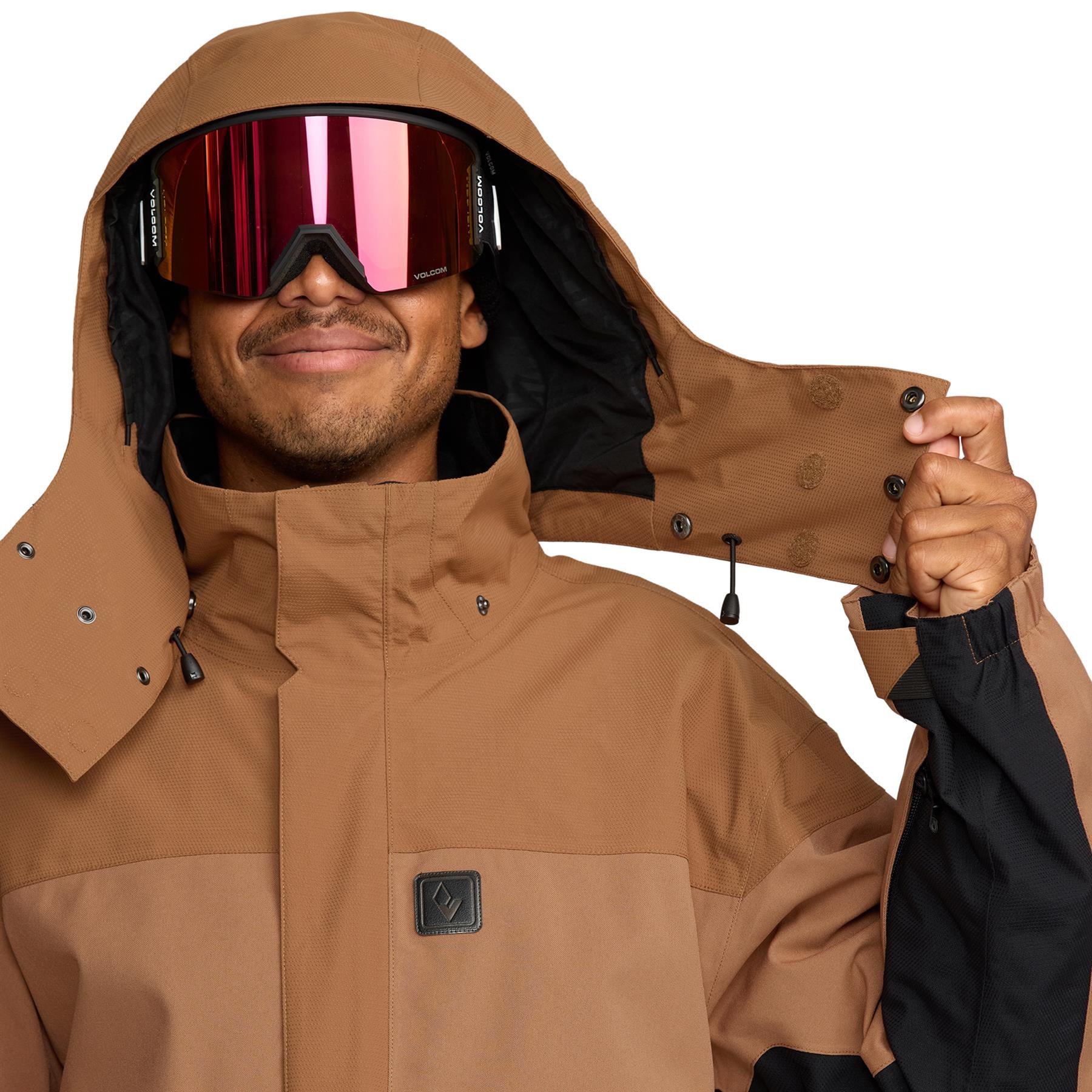 Volcom Kleveland Mens Jacket Terra Brown