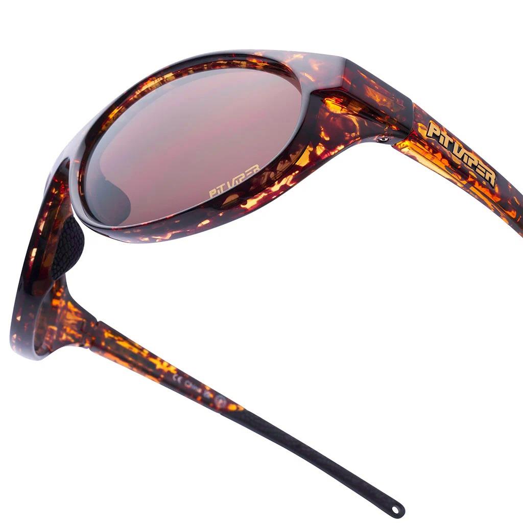 Pit Viper The Hawksbill Altimeter Sunglasses - Brown Lens