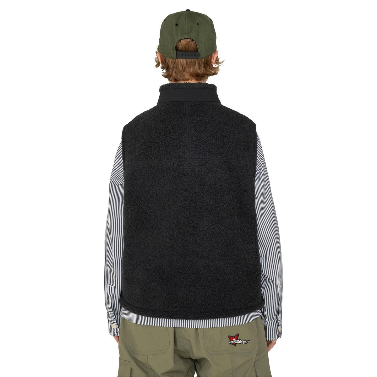 Armada Klatch Unisex Fleece Vest Black