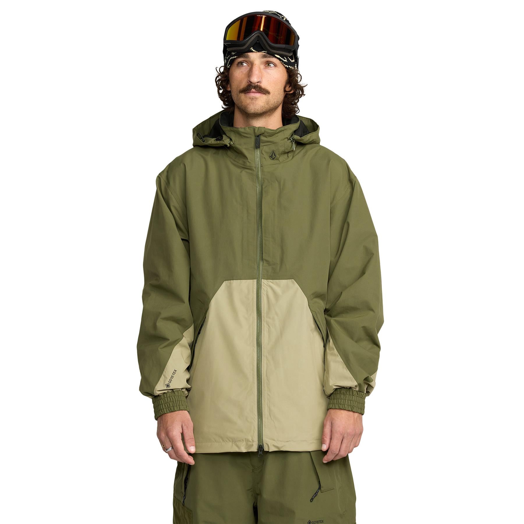Volcom Longo GORE-TEX Mens Jacket Dark Olive