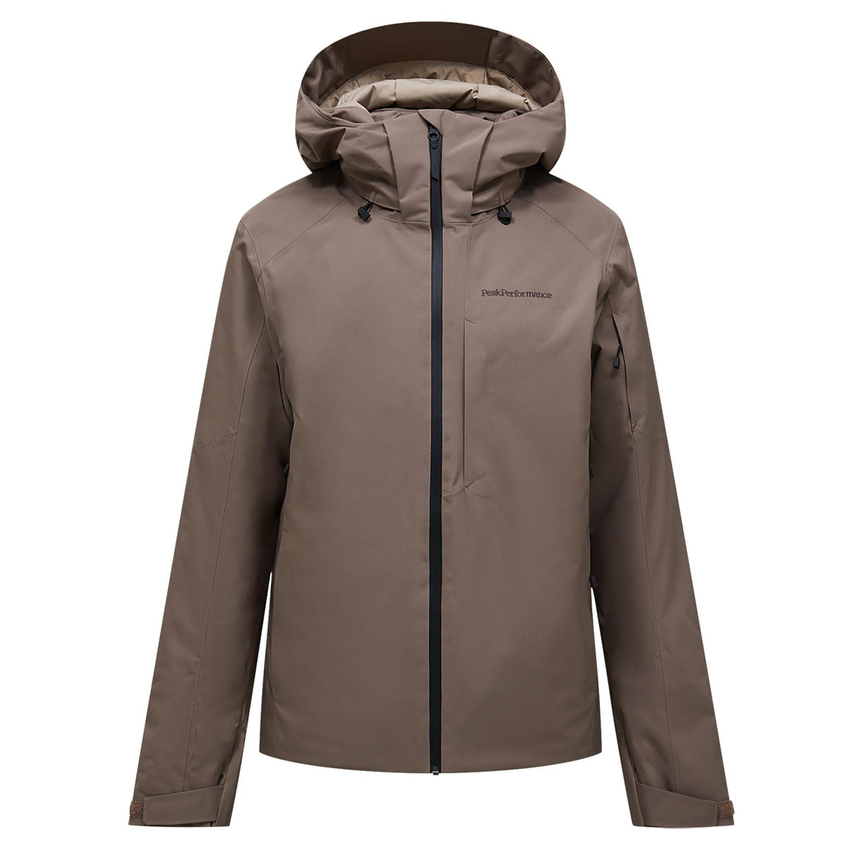 Peak Performance Mens Maroon Insulated Jacket Terrain Tan