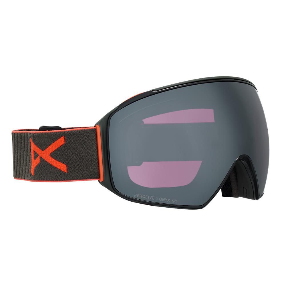 Anon M4 MFI Toric Goggles Fiesta Red - Perceive Sunny Onyx + Variable Violet Lens + Face Mask
